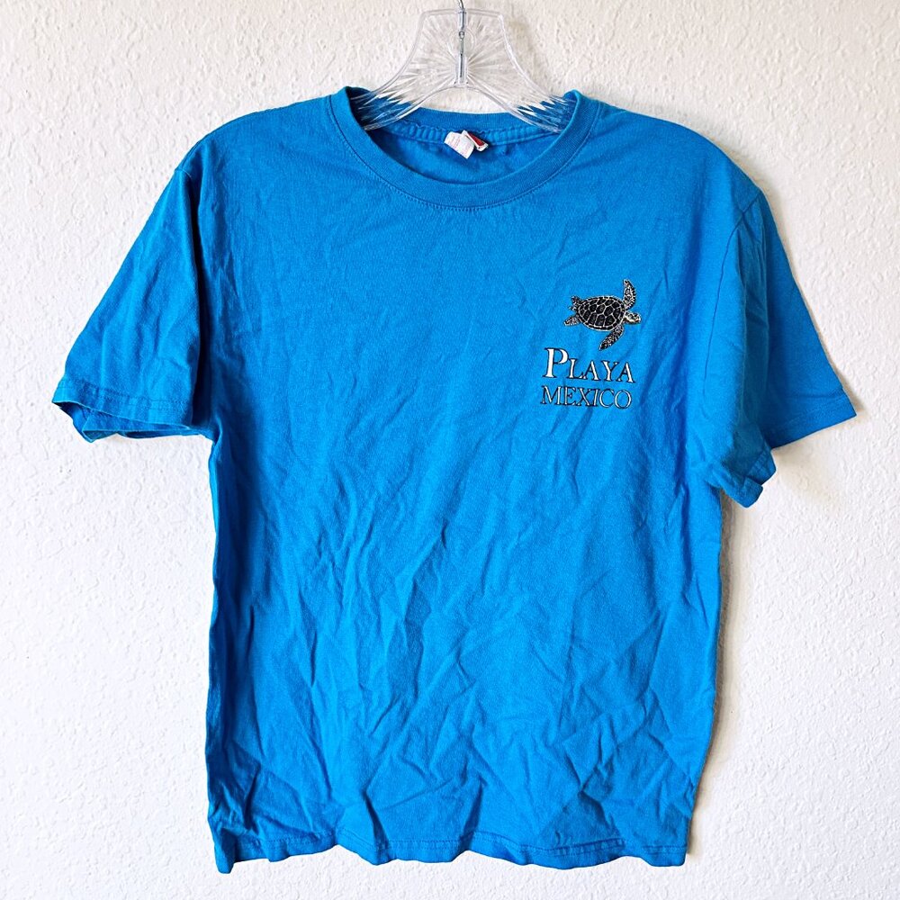 Playa Del Carmen Caribbean Sea Mexico Sea Turtle Vacation T-Shirt S